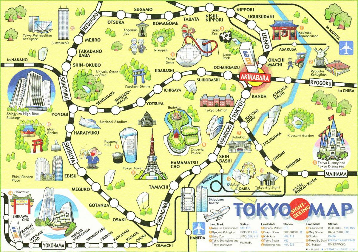 Tokijska mapa krajoznawcza